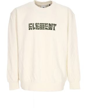 Element Cornell Cipher Crewneck Lightweight Crewneck Sweatshirt - Natural