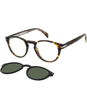 David Beckham Eyeglasses With Clip Db7104Cs-086Uc - Brown