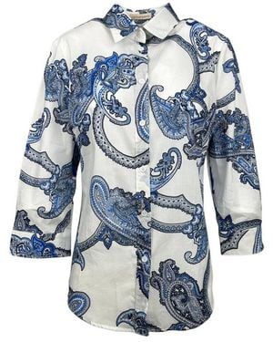 Camicettasnob Chemises Blanches - Bleu