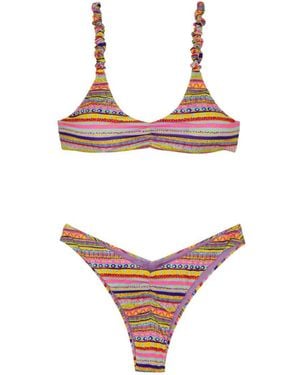 ME FUI Bikini Righe Fantasia Mf24-0141X1 - Multicolor