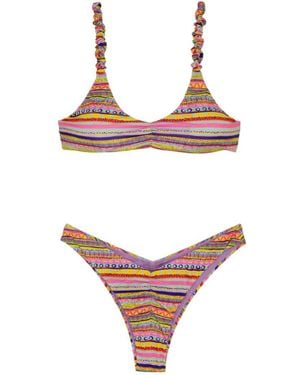 ME FUI Bikini Righe Fantasia Mf24-0141X1 - Multicolor