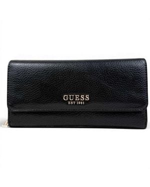 Guess Brooke Slg Large Clutch Organizer - Black