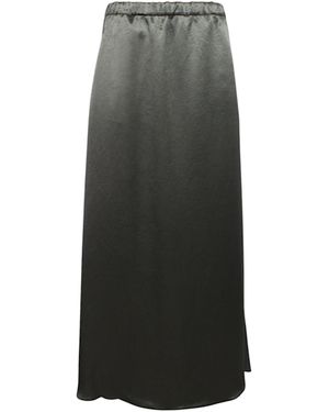 Max Mara Falda De Mujeres 2516101028 Verde Oscuro - Gris