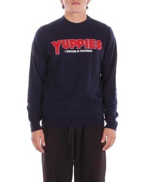 MC2 Saint Barth Knit Her0005 03429I 61 Heron Light Yuppies - Blue