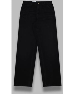 Carhartt Single Knee Pant 'Dearborn' Canvas, Grind Wash - Black