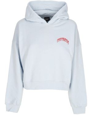 Propaganda Sudadera Con Capucha Corta Ligera Para Mujer W Triangle Bengal Crop Top Con Capucha - Azul