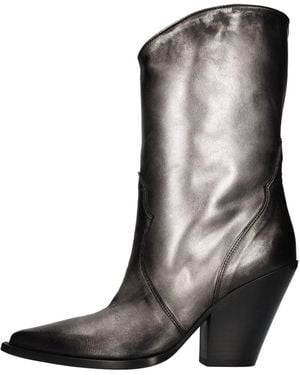 Elena Iachi Stiefel Schwarz