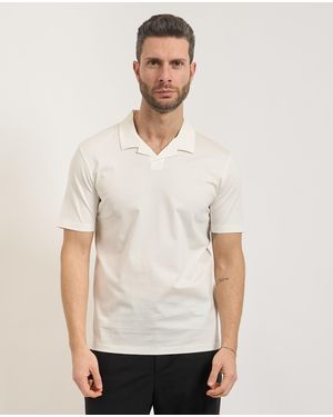 HUGO T-Shirt En Polo Bianco - Naturel