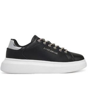Just Cavalli Fondo Ursa Dis Sneakers. D05 - Zwart