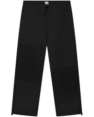 Arte' Squared Track Pants Technical Nylon Pants - Black