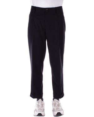John Richmond Schwarze Hose - Blau