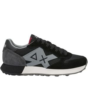 Sun 68 2.0 Solid Sneakers - Black