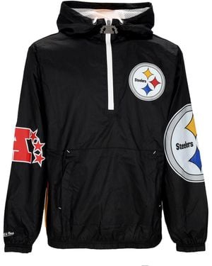 Mitchell & Ness Removable Windbreaker Nfl Team Og 2.0 Anorak Windbreaker Pitste - Black