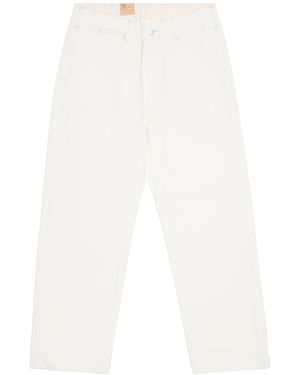Edwin Trouserd Natural Pants - White