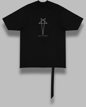 Rick Owens T-Shirt Met Korte Mouw - Zwart