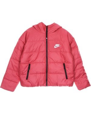 Nike W Therma Fit Repel Classic Hooded Jacket Down Jacket - Red