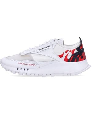Vision Of Super Chaussure Basse Reebok X Blanc/Rouge Pour Hommes