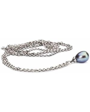 Trollbeads Necklace Fantasia With Pearl Pavone 90 Cm - White