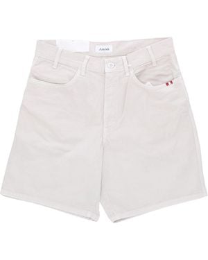 AMISH Short Bermuda Shorts Bernie Bull Sw - White