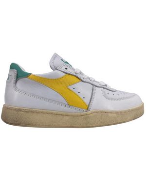 Diadora Zapatillas Blancas/Amarillo - Multicolor
