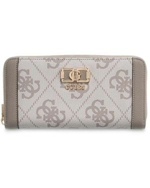 Guess Wallet Karnilla Logo Slg - Gray