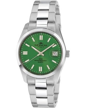 Mondia Donna Watch Mi-816-Ss-06Gr-Oy 34 Mm - Green