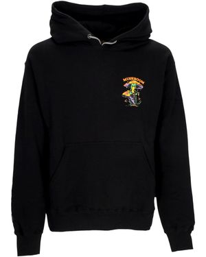 Mushroom Meditation Hoodie - Black