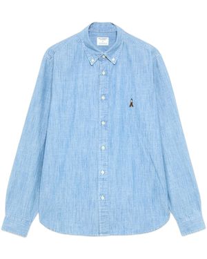 Roy Roger'S Workwear Roy Roger's Shirt John Chambray - Blue