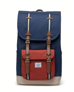 Herschel Supply Co. Little America Rucksack Schwarz Iris/Rot Ochre/Twill Rucksack - Blau