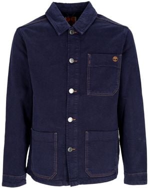 Timberland Workwear Jacket Wf Chore Jacket - Blue