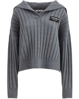 hinnominate Coastal Polo V Neckline - Gray