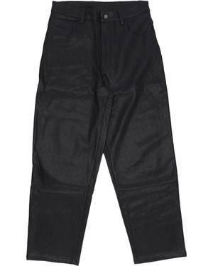 Wasted Paris Long Pants Faux Leather Casper Pant - Gray