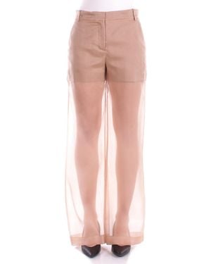 Pinko Pants Pispola Linen - Pink