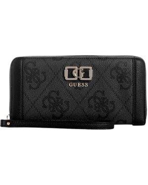 Guess Wallet Karnilla Logo Slg - Black