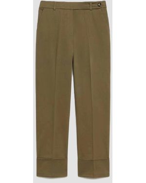Pennyblack Cotton Satin Pants Kaki - Green