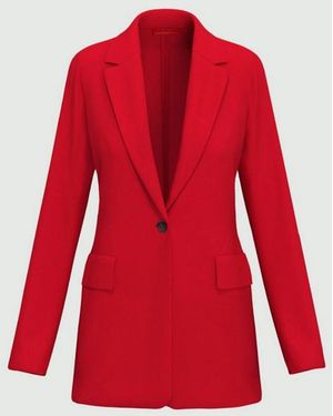 Marella Rote Frau Single-Brustjacke