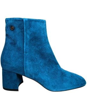 Pollini Sa21185G9Fcam854 Suede De Mujer - Azul