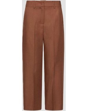 Marella Wool Pants Caramel - Brown