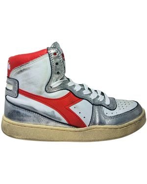 Diadora Shoes Adult Sneakers Effect Used, Strings - Blue