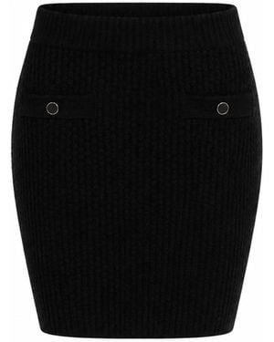 Silvian Heach Falda De Kryam - Negro