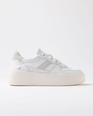 Date Sneakers Date W431-Cp-Vc-Wh Court Platform - White