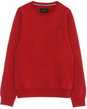 Nike Essential Fleece Crew Crew Neck Sweatshirt - Red