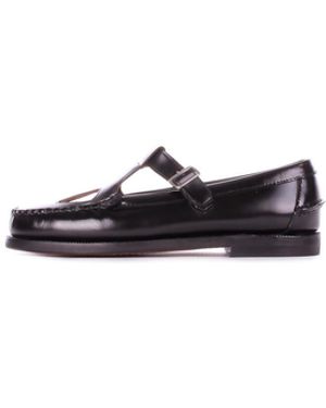 Sebago Zapatos Bajos Negro - Blanco