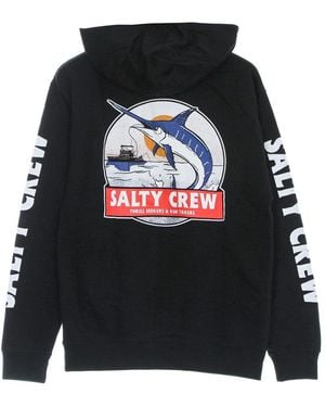 Salty Crew Deep Drop Fleece Hoodie - Black