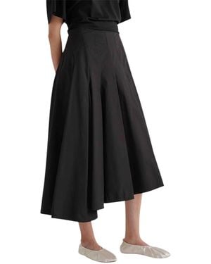 MEIMEIJ Wheeled Skirt With Drapery - Black
