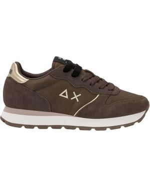 Sun 68 Sneakers Silber - Braun