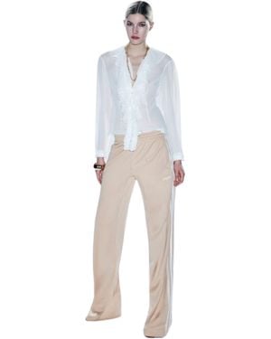 Aniye By Pantalon De Mujeres Bandas Laterales - Blanco