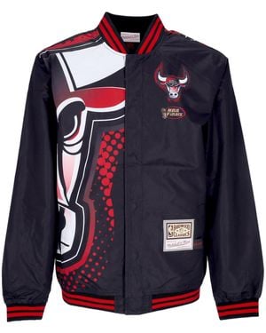Mitchell & Ness Bomber Jacket Nba Big Face 7.0 Jacket Chibul - Blue