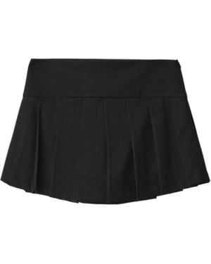 hinnominate Miniskirt With Shorts Folded - Black