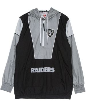 Mitchell & Ness Pull-On Windbreaker Nfl Highlight Reel Windbreaker Oakrai - Black